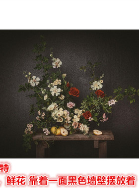 宜家鲜花图片墙壁装饰画框挂画