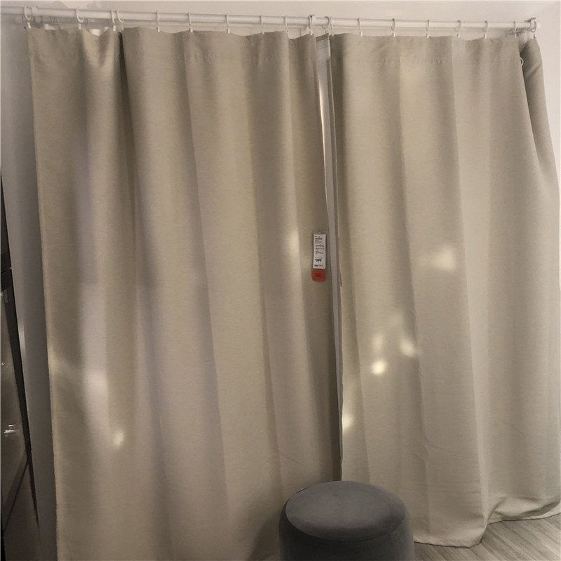 IKEA威尔伯现代简约两幅成品窗帘