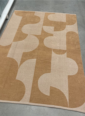 IKEA宜家 RÖDASK 略达斯 平织地毯 客厅沙发茶几卧室装饰地垫