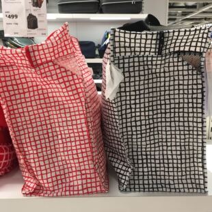 IKEA宜家 克纳拉行李袋储物袋手提袋收纳袋拉链整理袋旅行搬家袋