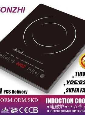 美规110V电磁炉灶家用智能电器induction cooker英规欧规香港台湾