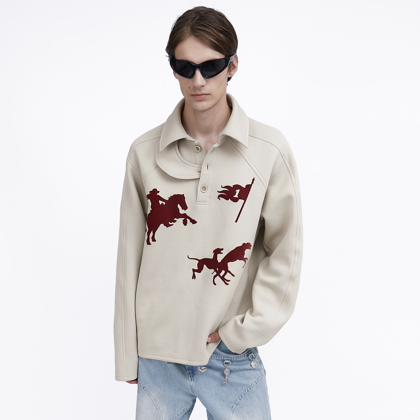 ASSEEN尔幸 “一马当先”卫衣 高克重棉空气层面料 男女同款