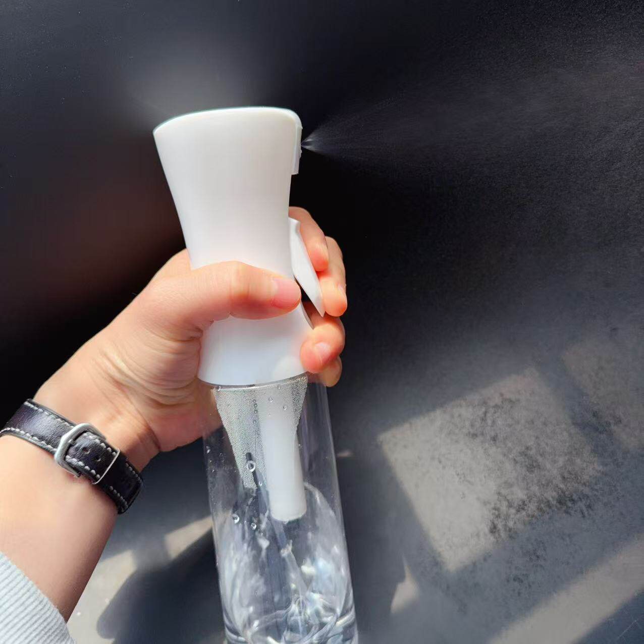 直供 基地 空气凤梨 养护小喷壶500ml 瓜型喷壶