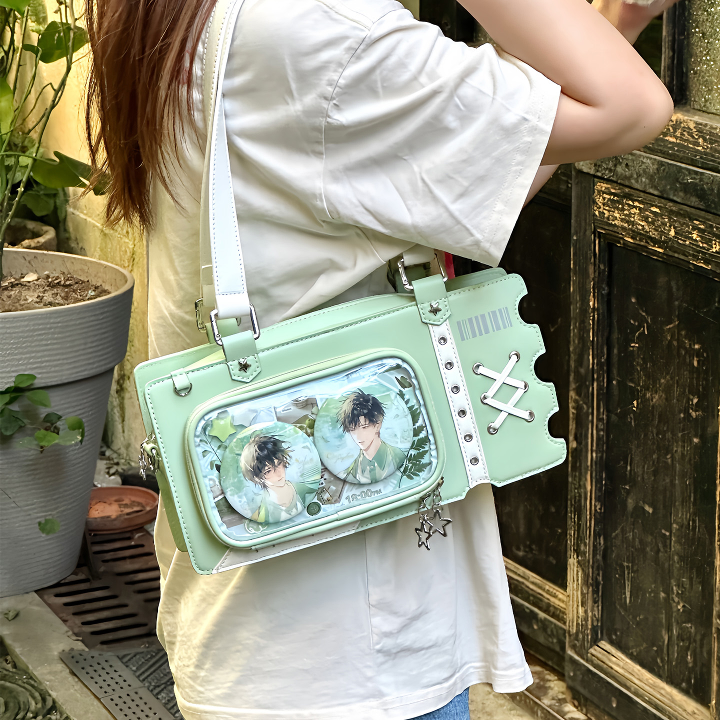 肥啾啾原创菲林时刻小食量痛包女