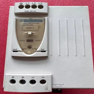 施耐德原装导轨式开关电源，型号ABL8WPS24200，通用