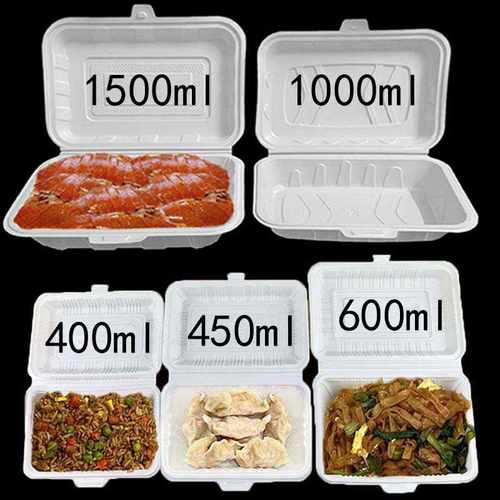 连体烧鹅白色生蚝一次性饭盒塑料