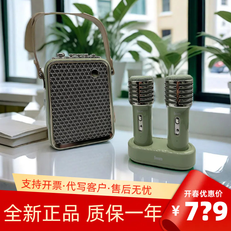 Divoom点音东方青鸾二代双麦克风KTV小音箱蓝牙便携唱歌话筒K歌