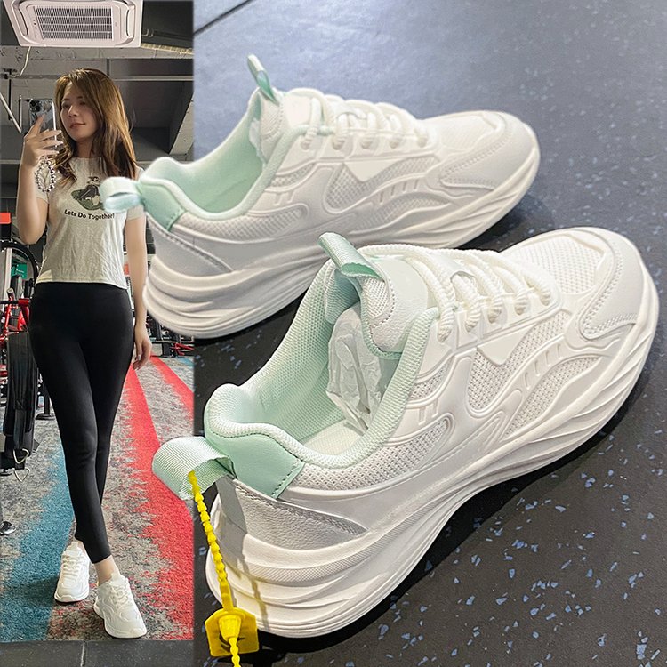 软底运动鞋女款2025新款春秋季休闲女鞋子超轻白色轻便减震跑步鞋
