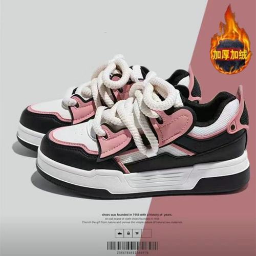 2025夏季新款小白鞋女ins潮百搭小众厚底鞋子运动休闲鞋星星板鞋