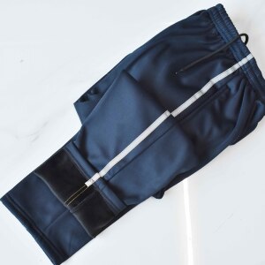 秋冬款加绒加厚藏蓝色反光细条校服裤子初高中小学生校服裤子包邮