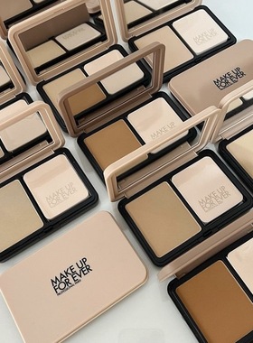 新品makeupforever玫珂菲粉饼muf清晰无痕丝绒持妆1N00 1R02 1Y04