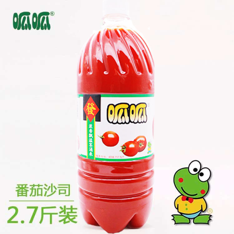 厦门特产呱呱番茄酱沙司1.3公斤手抓饼挤压瓶意面瓶装酱料包邮
