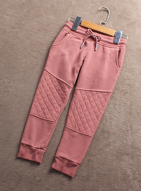 瑕疵D880-F6 童装85-135码欧美儿童加绒长裤休闲裤中小童女童外贸