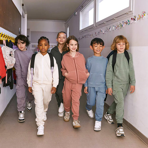 瑕疵法国儿童纯棉长裤男女童毛圈