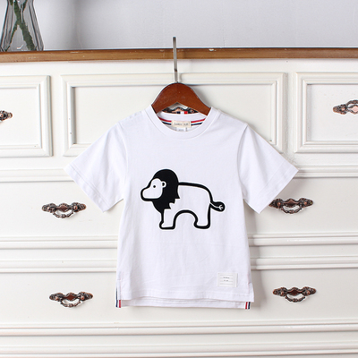 儿童纯棉短袖T恤圆领卡通半袖