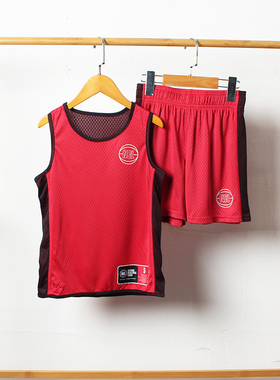 清仓J257-W1童装105-170码欧美儿童速干透气运动短裤背心男童外贸