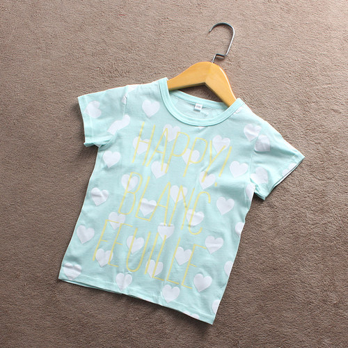 瑕疵日系儿童纯棉短袖T恤半袖