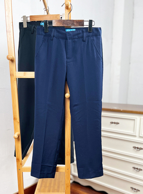 K489-T2童装122-164码欧美儿童长裤直筒裤男女童春秋西裤校园外贸