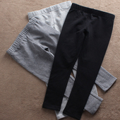 D2童装 长裤 100 清仓E424 140码 欧美儿童毛圈休闲裤 打底裤 女童外贸