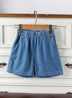 瑕疵J969-N4童装110-160码国内儿童纯棉短裤休闲裤男女童夏季韩版