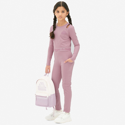 儿童速干运动长袖T恤长裤外贸