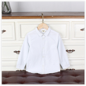 N2童装 衬衫 欧美儿童纯棉长袖 男童翻领上衣春秋外贸 140码 K296