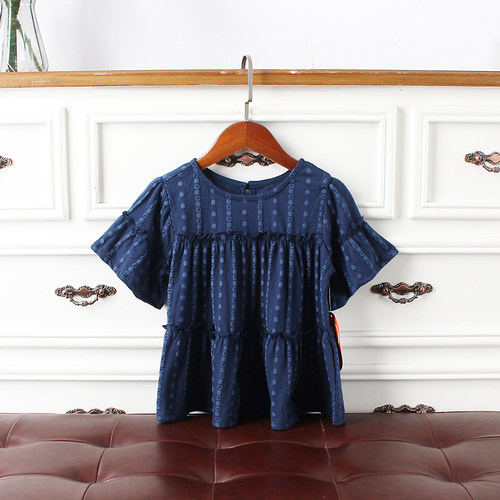 瑕疵外贸儿童短袖T恤女童半袖