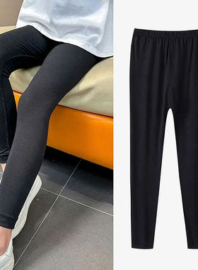 K638-E7 童装110-164码 欧美儿童薄绒长裤瑜伽裤女童速干运动外贸