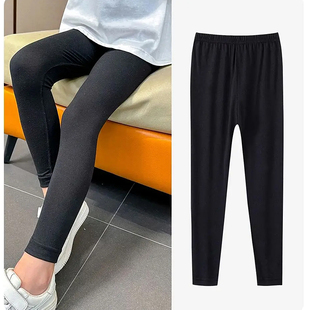 K638-E7 童装110-164码 欧美儿童薄绒长裤瑜伽裤女童速干运动外贸