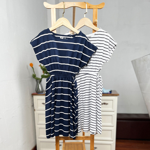 欧美儿童纯棉连衣裙女童条纹背心裙夏季 H701 150码 120 外贸 I6童装