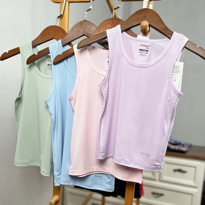 儿童莫代尔背心男女童夏季基础款