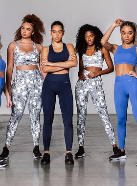 K389-U 童装110-158码欧美儿童运动裤瑜伽裤夏款女童速干透气外贸