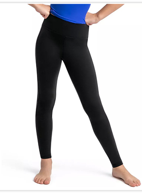 D911-M5童装115-160码欧美儿童速干瑜伽裤运动裤女童黑色打底外贸