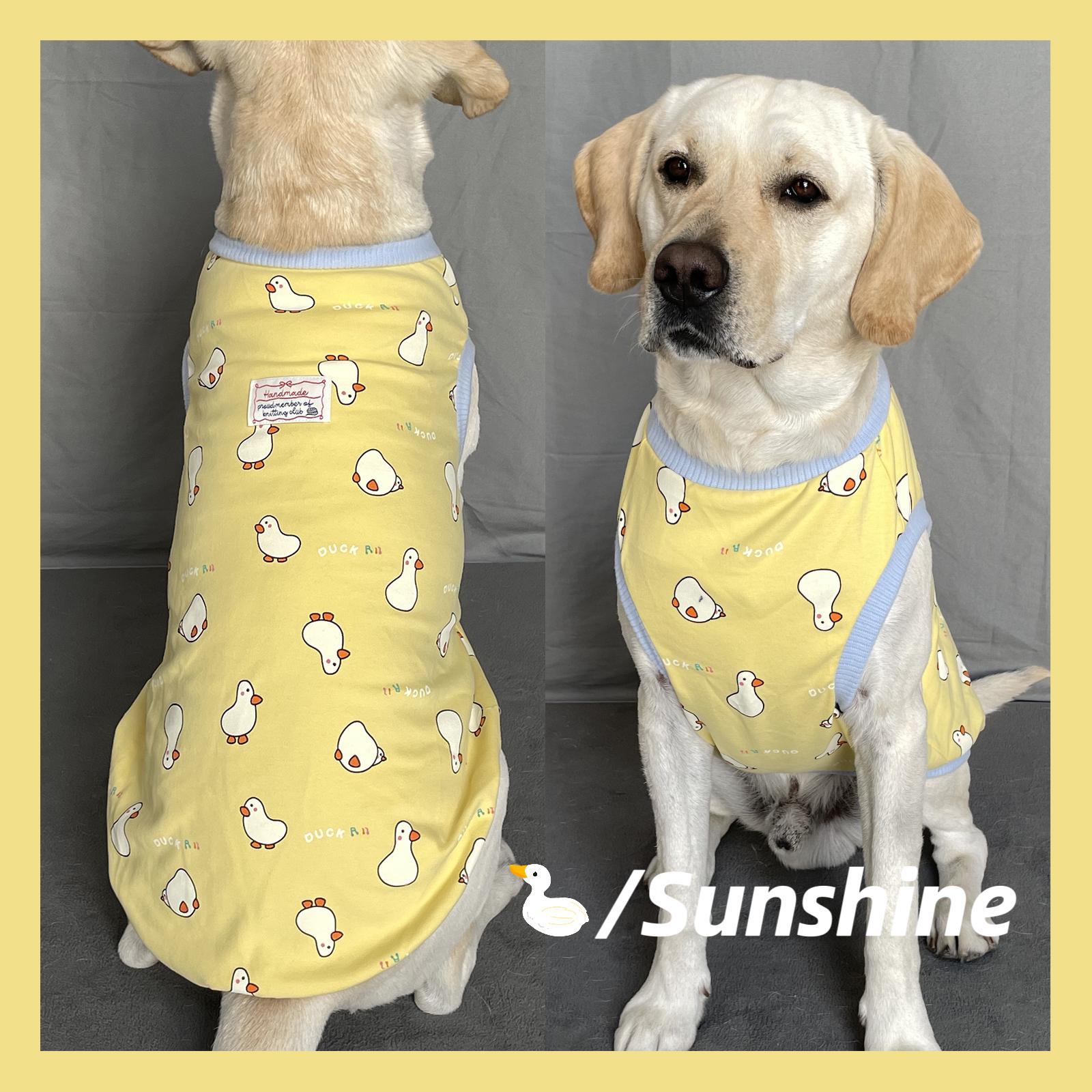 bluetime猫狗纯棉无袖背心童趣风