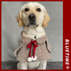 新年好 狗狗配饰领结拉布拉多小斗篷 宠物围脖围兜大型犬新年装