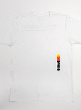 （清仓特价）CH原厂新款白色24SS新款温度条渐变梵文印花短袖T恤