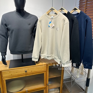 清货~虎头立体刺绣 复合德绒秋季男士圆领温暖舒适亲肤套头卫衣