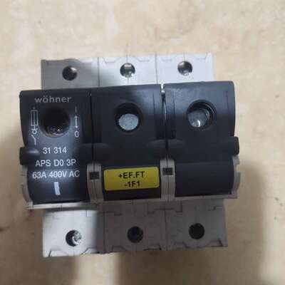 议价维纳尔wohner熔断器开关31314   APS D0 3