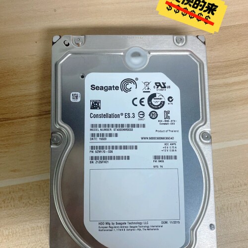 议价希捷4T企业级硬盘，ST4000NM0033，SATA3