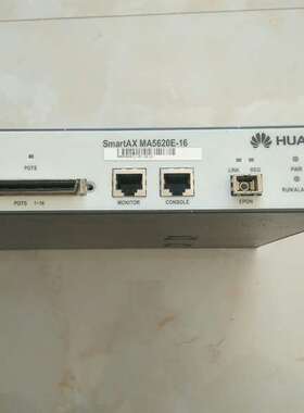 {议价}华为交换机。型号smartAX MA5620E一16，千