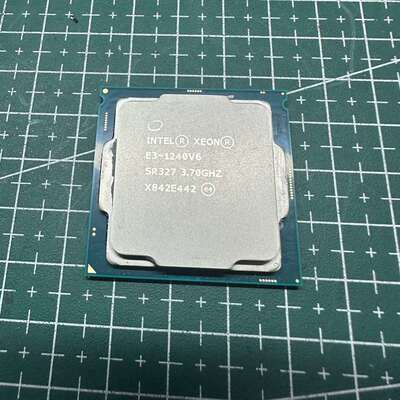议价E3 1240V6 拆机包好，几乎全新