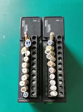 {议价}SchneiderTM3AQ4模拟量4输模块，拆