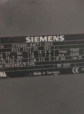 {议价}1FT6086－8AF87－3EK3