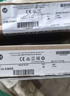 {议价}AB1756模块1756-EWEB  B  FW4.013全