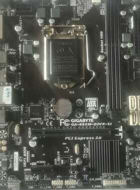 {议价}技嘉B85M-D2VX-SI 主板带挡板包好