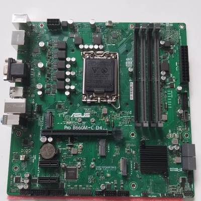 议价华硕PRO B660M-C D4主板，板，实物拍照，