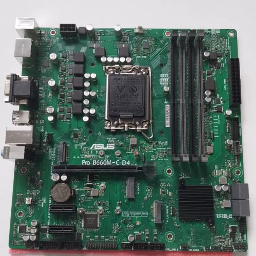 议价华硕PRO B660M-C D4主板，板，实物拍照，