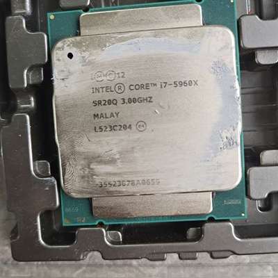 {议价}I7-5960X cPu，功能正常成色如图真实图片