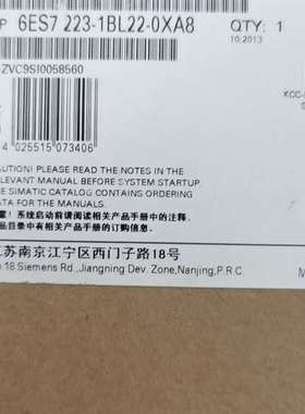 {议价}6ES7 223-1BL22-0XA8 未拆封 6E
