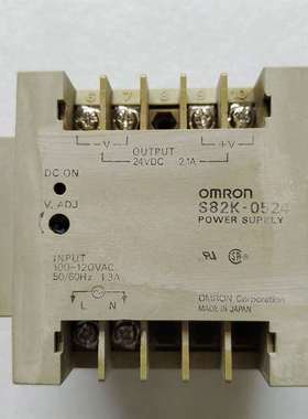 {议价}欧姆龙S82K-05024开关电源输24VDC